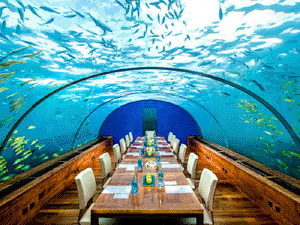 Maldives underwater resort